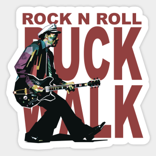 ROCK N ROLL DUCK WALK Sticker